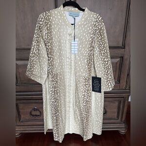 Tuckernuck royal shirt dress antelope print NWT sx xxl